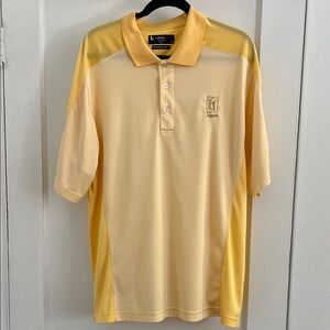 Links Tech Techno Dry Yellow Polo Shirt for Men